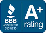 BBB Accredited Business, A+ rating
